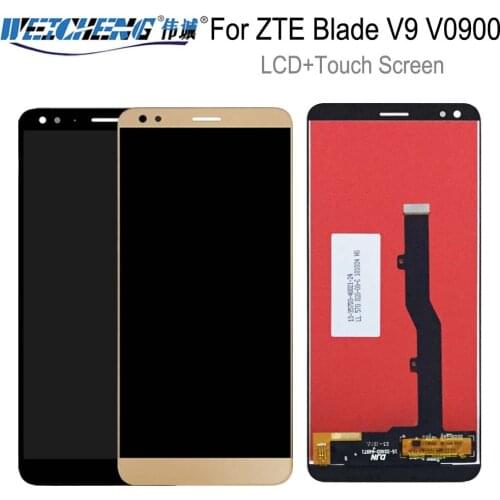 For ZTE Blade V9 V0900 LCD Display with Touch Screen Digitizer Mobile Phone Accessories For ZTE Blade V9 Lcd Sensor+Tools