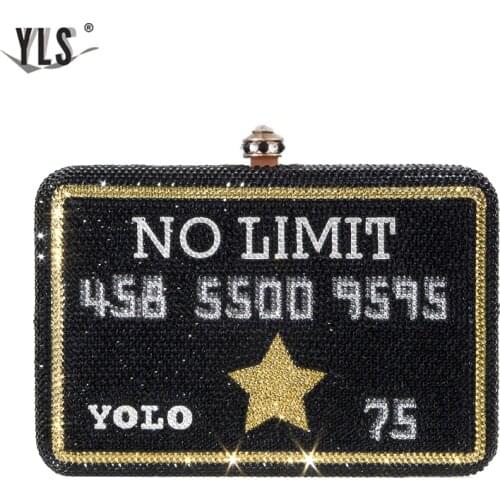 Famous Design Black Card Rainbow Mix Clapper Luxury Crystal Party Evening Bags Clutch Purse Women Wedding Diamond Bags 2020