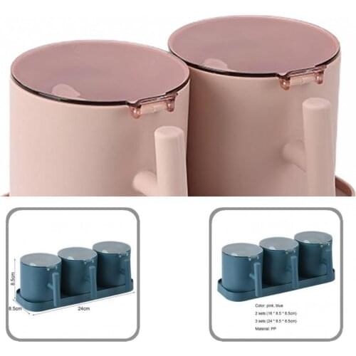 Large Capacity 1 Set Fashion Plastic Multifunctional Spice Container PP Seasoning Organizer Reusable for Dinner Room