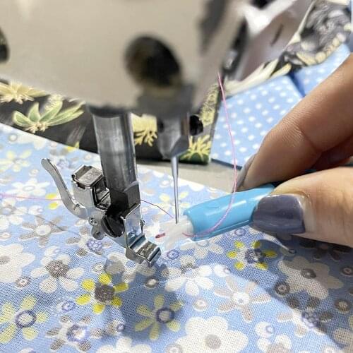 1Pc Easily Needle Threader Stitch Insertion Tool for Sewing Machine Needle Inserter Manual Needle Threader Sewing Tool