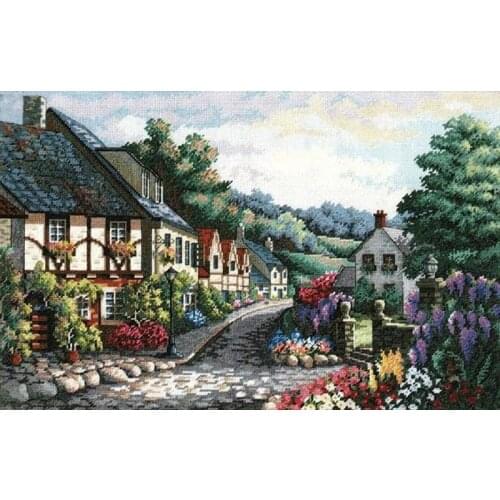 2021 Drop Shipping Embroidery Memory Lane Funny Kitchen Cross Stitch with 100% Cotton Flosses & Free Shipping for Home Decor