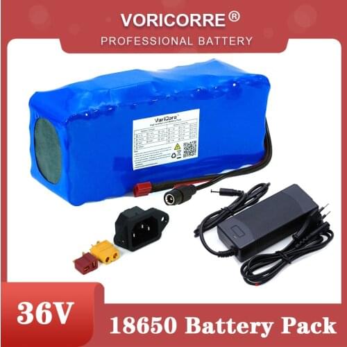 36V 12ah 10ah 8ah 16Ah Electric Bike batteries Built in 20A BMS Lithium Battery Pack with 42V 2A Charge Ebike Battery+ Charger
