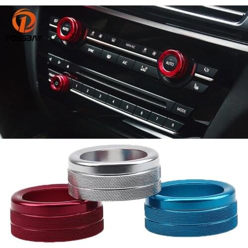 POSSBAY Car Air Conditioning Knob Car Air Conditioning Heat Control Switch Knob for BMW X1 AC Knob Auto Accessories