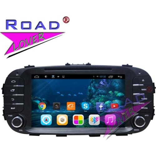 TOPNAVI Quad Core 2G+32GB Android 6.0 Car Multimedia DVD Player Auto Radio For KIA Soul 2014 Stereo GPS Navigation MP3 BT 2Din