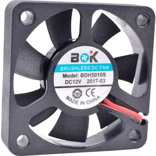BDH5010S 5cm 50mm fan 50x50x10mm dc12V 0.10A battery power charger micro-chassis cooling fan