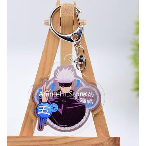 Anime Jujutsu Kaisen Keychain Figure Doll Itadori Yuji Gojo Satoru Fushiguro Megumi Kugisaki Nobara Keyring Bag Pendant Gift