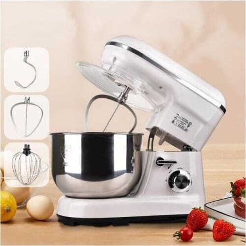 Household automatic high-power 5 liters dough mixer, multi-function kneading dough, mixing butter and egg beater