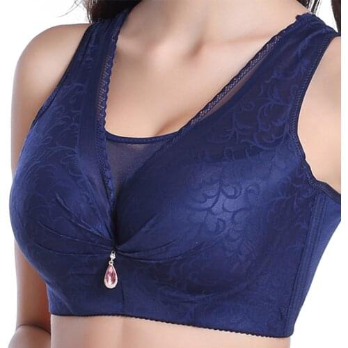 Large Size Bra bralette Push Up Bras For Women Underwear Lace Sexy Vest Bra Big Size lingerie Plus Brassiere C D Bh Full Cup Bra