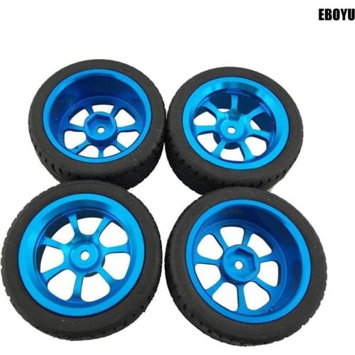 EBOYU 4pcs * Alloy Rims and Tires RC Car Wheels for Wltoys A959-B A979-B A959 A969 A949 A979 K929 A969-B K929-B RC Car
