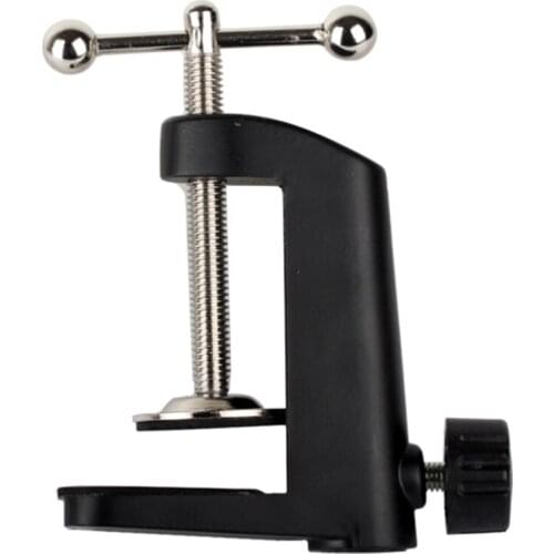 HFES Heavy-Duty Metal Table Mounting Clamp for Microphone Suspension Boom Scissor Arm Stand Holder