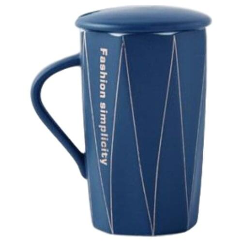 Simple geometric ceramic mug mugs matte coffee milk glass gift box creative gifts Cup