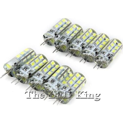 10pcs Super Bright LED G4 Bulb Mini Corn Bulb DC12V AC/DC12V 220V 24LED/48LED/64LED Cold/Warm White 1W LED Replace 10W Halogen