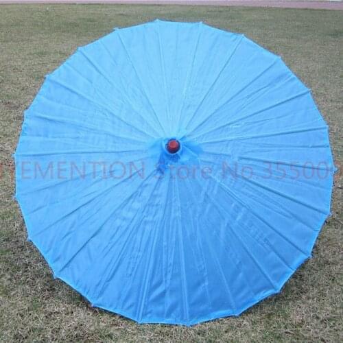 Hot Wedding Parasols Paper Parasol Sun Umbrellas Accessories Handmade Solid Color Paper Umbrella Sunshade 1 pcs/lot