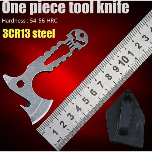 Mini Axe Fixed Blade Utility Key Knifes Camping Outdoor Self Defense EDC Tool Kawaii Neck Knife Multi Functional Knives