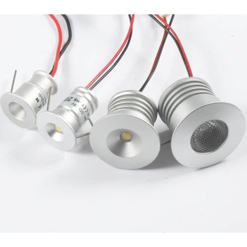 1W 2W 3W 4W 12V 24V 100-240V Mini LED Spotlight Cabinet Kitchen Stair Bedroom Home Hotel Jewelry Display Spot Light