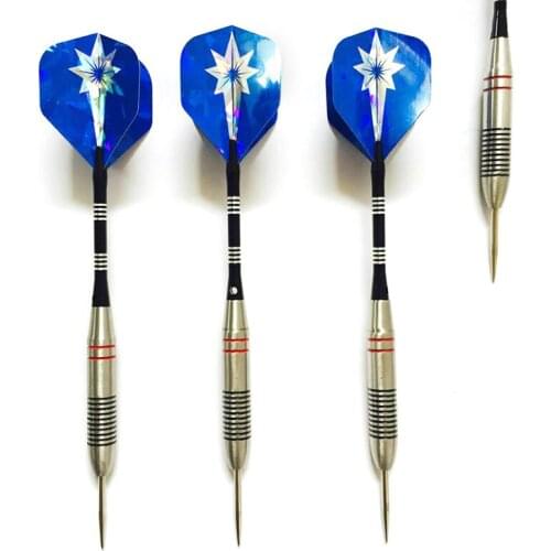 6PCS Professional Anti-Fall Hard 24g Soft Tip Darts Set Stainless Steel Tips Dartboard Accessories Indoor Sports Entertainment