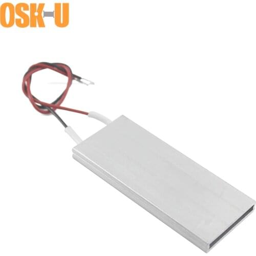 70x30x6mm PTC Heating Element 12V Aluminium Cover 60/140/230/80/160 Celsius Degree Thermostatic Air Electric Heater Element