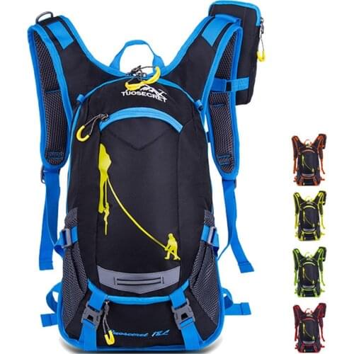 18L Bike Cycling Outdoor Sport Knapsack Running Hiking Climbing Backpack Hydration 3L Water Bag Rucksack Bladder Pack Rain Cover
