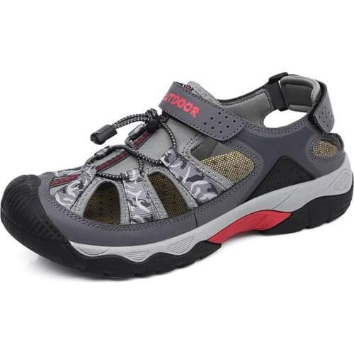 Summer Hiking Sandals shoes for Men Outdoor Sandals Big Size Trekking Camping Walking Shoes Outdoor Beach Sandals Men Sneakers