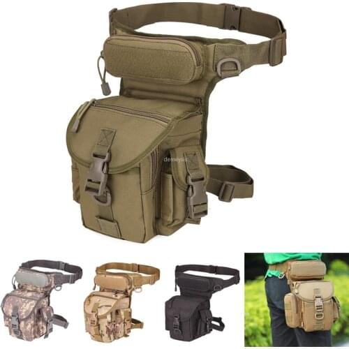 Military Tactical Leg Bag Tactica Milita Militaire Hunting Tool Hunting Thigh Pack Motorcycle Riding Waist Pack