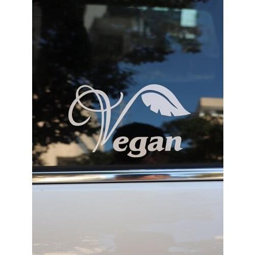 ZTTZDY 17.7CM*10.5CM Vegan Fashion Reflective Vinyl Car Sticker Decal Black Silver Car Accessories ZJ2-0214
