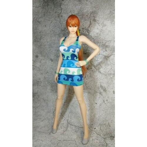1/6 Scale Blue Womens Dress Model for 12" Female Body Action Figure Doll