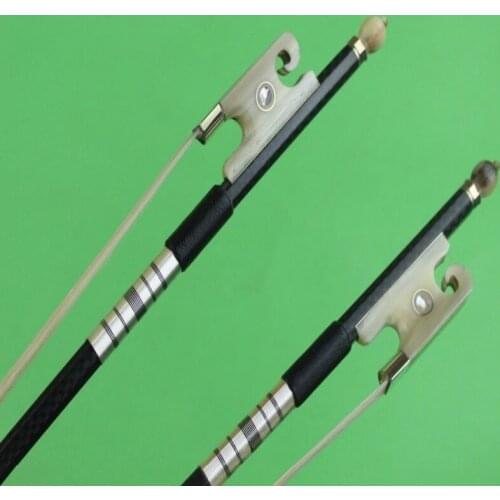 1pc Top Superior Carbon Fiber Violin Bow 4/4 .ox Horn Frog Free Shipping