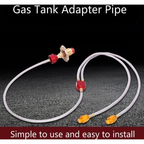 105cm Gas Tank Connecting Pipe Outdoor Camping Gas Stove Propane Refill Adapter Tank Coupler Adaptor Gas Charging Accessories