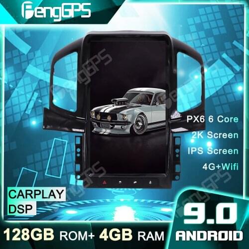 4+128G Vertical Screen Android 9.0 Sant Navigation Car Stereo for Chevrolet Captiva 2012-2017 Fast Boot 1920*1080 Headunit
