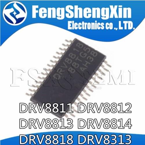 5pcs DRV8811PWPR DRV8812PWPR DRV8813PWPR DRV8814PWPR DRV8818PWPR DRV8313PWPR HTSSOP28 STEPPER MOTOR CONTROLLER IC
