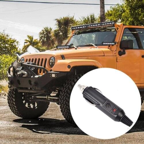 Male Accessories Car Cigarette Lighter Socket Converter LED Car Cigarette Lighter Plug With Light