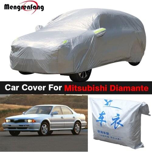 Car Cover Outdoor Anti-UV Sun Shade Rain Snow Ice Resistant Dust Proof Cover For Mitsubishi Diamante Sedan Wagon