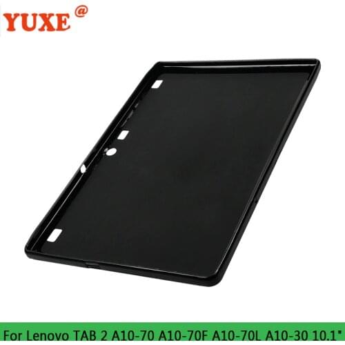 Tablet Case For Lenovo Tab 2 Tab2 A10-70 10.1 inch A10-70F A10-70L A10-30 A10-30F 10.1" Funda Back TPU Silicone Anti-Drop Cover