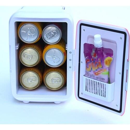 Hot and Cold Double Use Portable Mini Warming and Cooling Vehicle Refrigerator with Car Adapter)