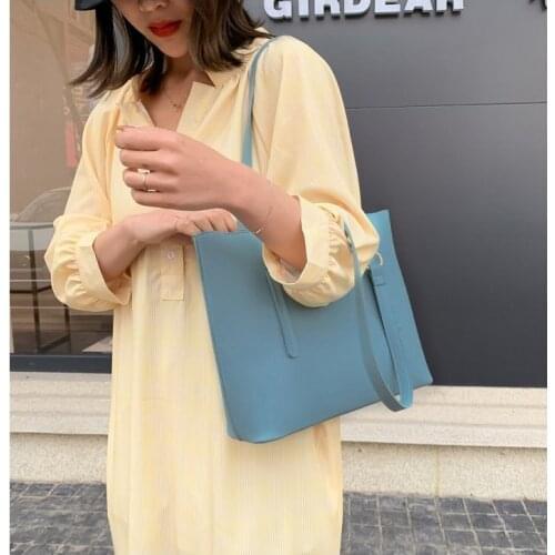 Fashion Handbag Sets for Women Big Tote Famous Ladies Leather Bags 2020 High-Capacity Waterproof Versatile Hot New