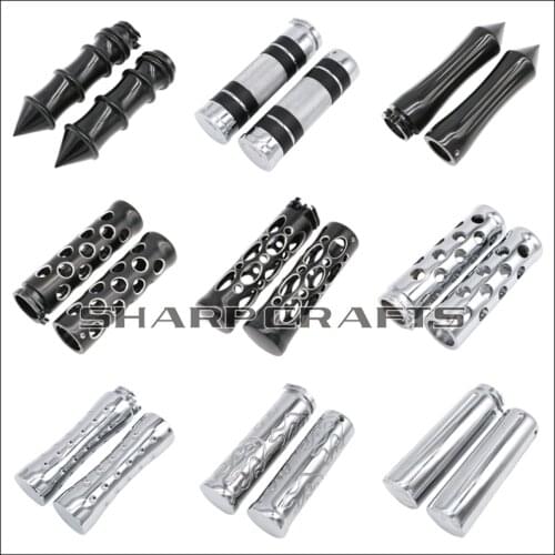 Motorcycle 1" Handlebars Hand Grips For Kawasaki Vulcan VN 400 1500 Classic Nomad Drifter 800 900 1600 2000 1700 Vaquero Voyager