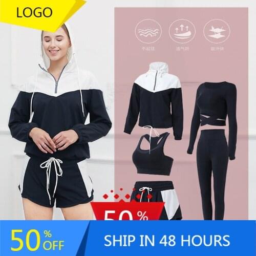 2021 New Spring Yoga Clothes Sports Suit Women Running Quick-Drying Large Size Fashion Exercise Clothes Sports Suit Women