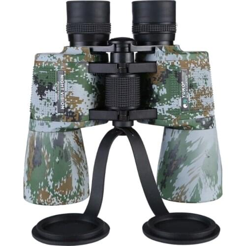 New 15x50 high magnification HD waterproof binoculars, high quality low light night vision binoculars, HD camouflage binoculars