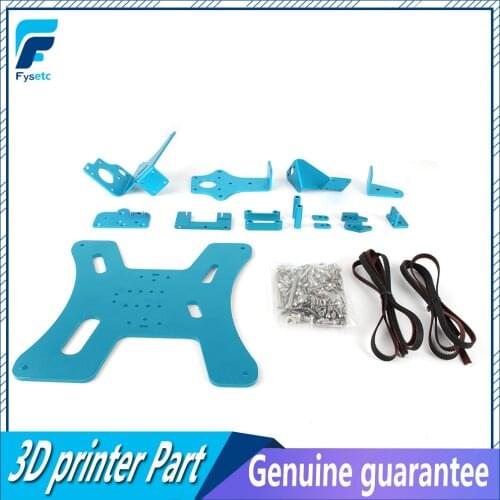 New BLV Ender 3 Pro 3d Printer Parts Upgrade Kit Including X Y Belt Screws Kit Blue Aluminum Plates Without Linear Rail