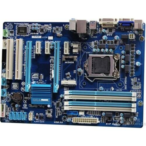 Used GA-B75-D3V Original Motherboard LGA 1155 DDR3 32G B75 B75-D3V Desktop Mainboard SATA II SATA III Systemboard