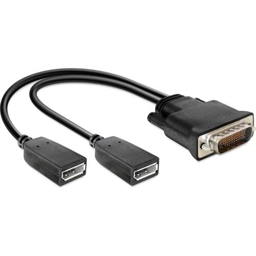 Genuine DMS59 DMS-59 to Displayport VGA DVI splitter converter cable