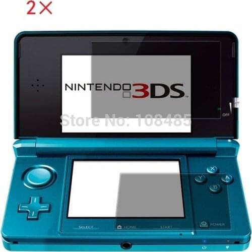 HOTHINK Clear Top+Bottom LCD Screen Protector Film Guard For Nintendo 3DS