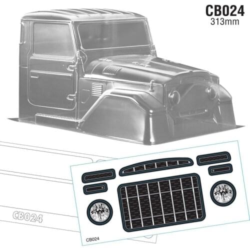 Rc Car Toys Clear Body Shell For 1/10 Scale Crawler Car AXIAL SCX10 RC4WD D90 DIY Part 313mm Wheelbase