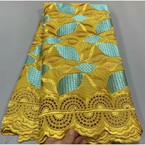Swiss Voile Lace In Switzerland Dubai Fabric 2021 High Quality Swiss Lace Fabric African Dry Lace 100%Cotton Brocade Lace 5yards