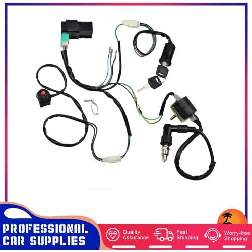 Universal Lgnition Coil For 50cc 70cc 90cc 110cc 125cc 140cc Foot Start Horizontal Engine ATV Dirt Bikes Pit