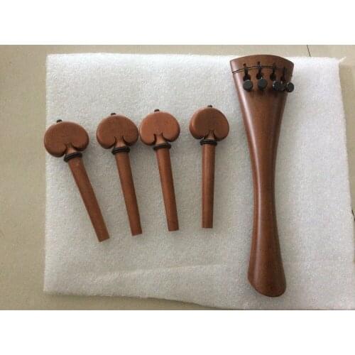 Top grade cello tailpiece with pegs 4/4 jujube cello parts,one cello tailpieces & 4 pegs