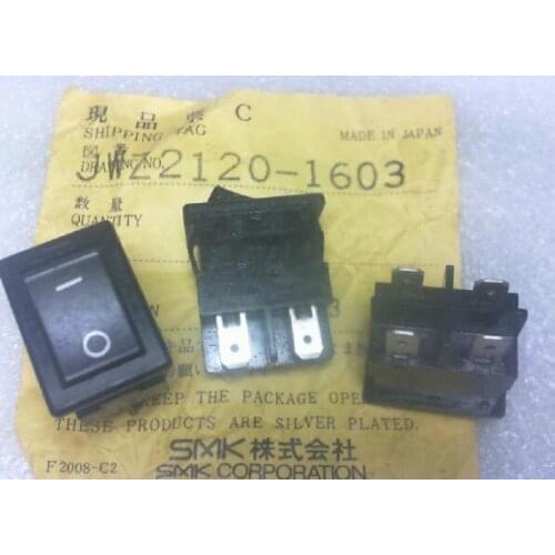 Japan SMK Ship switch large current rocker switch 250VAC 10A 125VAC 4pin 24mm*17mm 4 feet JWZ2120-1603