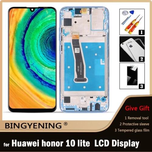 Original For 6.21 inch Huawei Honor 10 Lite LCD Display Screen Touch Digitizer Assembly For Honor 10i HRY-LX1 HRY-LX2 With Frame