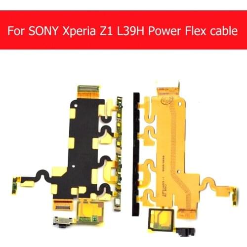 100% Geniune Mainboard & power & Volume & Microphone Flex cable for Sony Xperia Z1 L39h C6902 C6943 C6903 C6906 cell phone parts