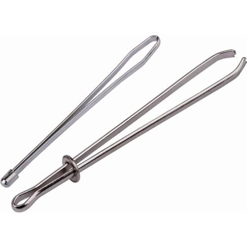 2Pcs Flexible Drawstring Threader Garment Clip Sewing DIY Tool Elastic Band Tape Punch Cross Stitch Practical Wear Elastic Clamp